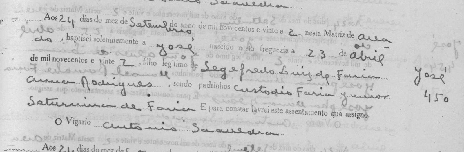 Batismo de Jose